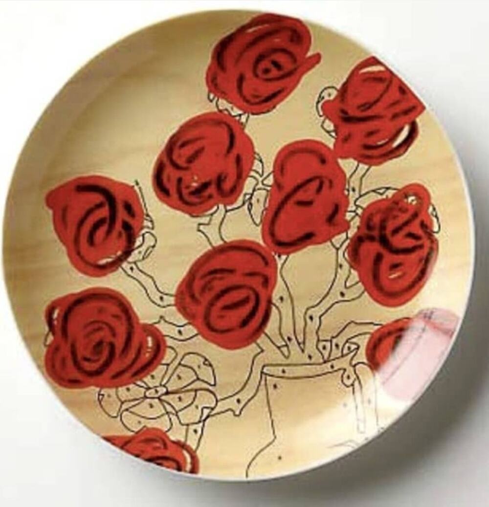 Anthropologie Trey Speegle 8¼" Artist Plate #4 Honest 111 Reasons To Love You